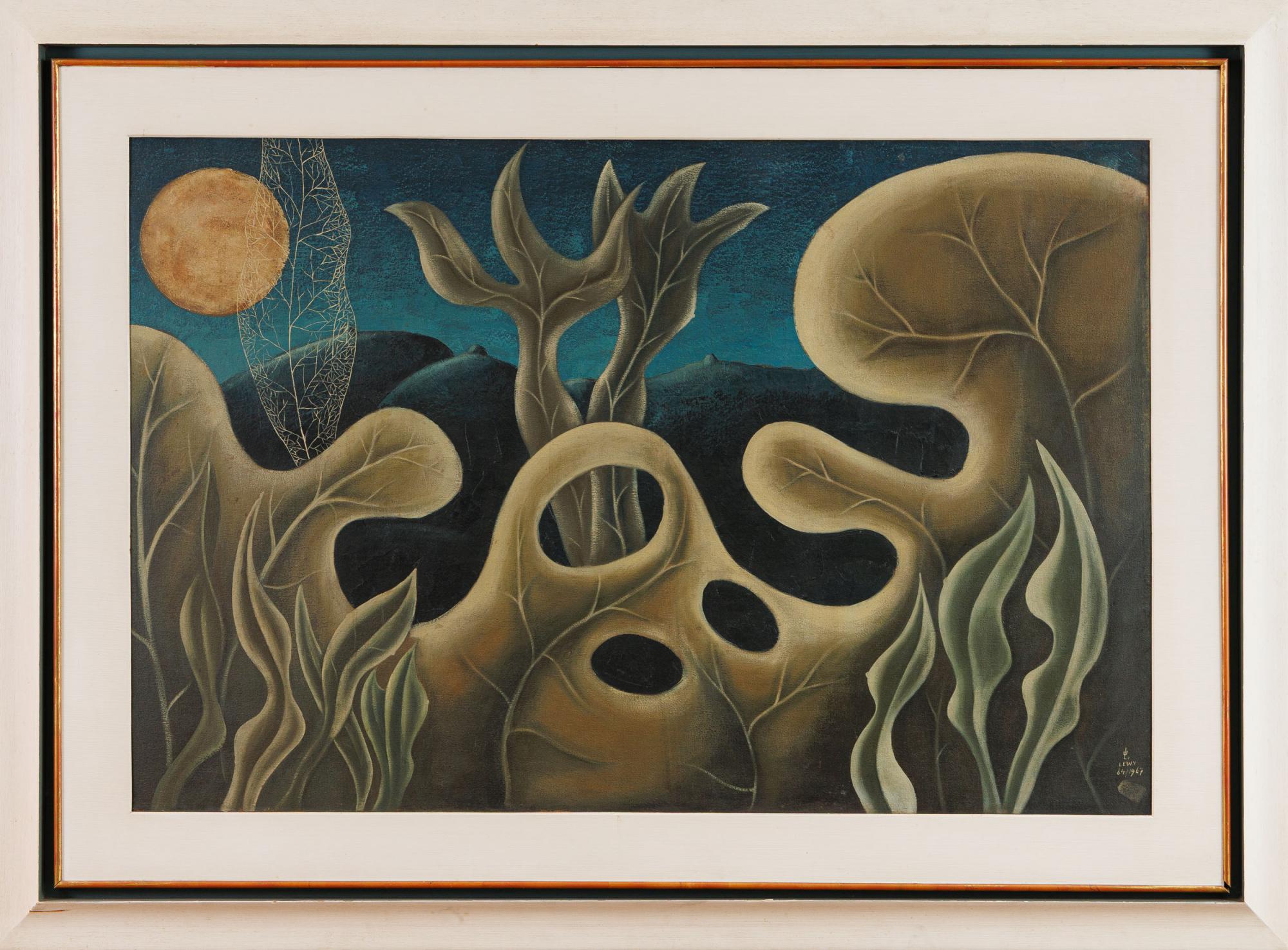 Walter Lewy - Sem título, 64/1967, óleo sobre tela, 80 x 120 cm