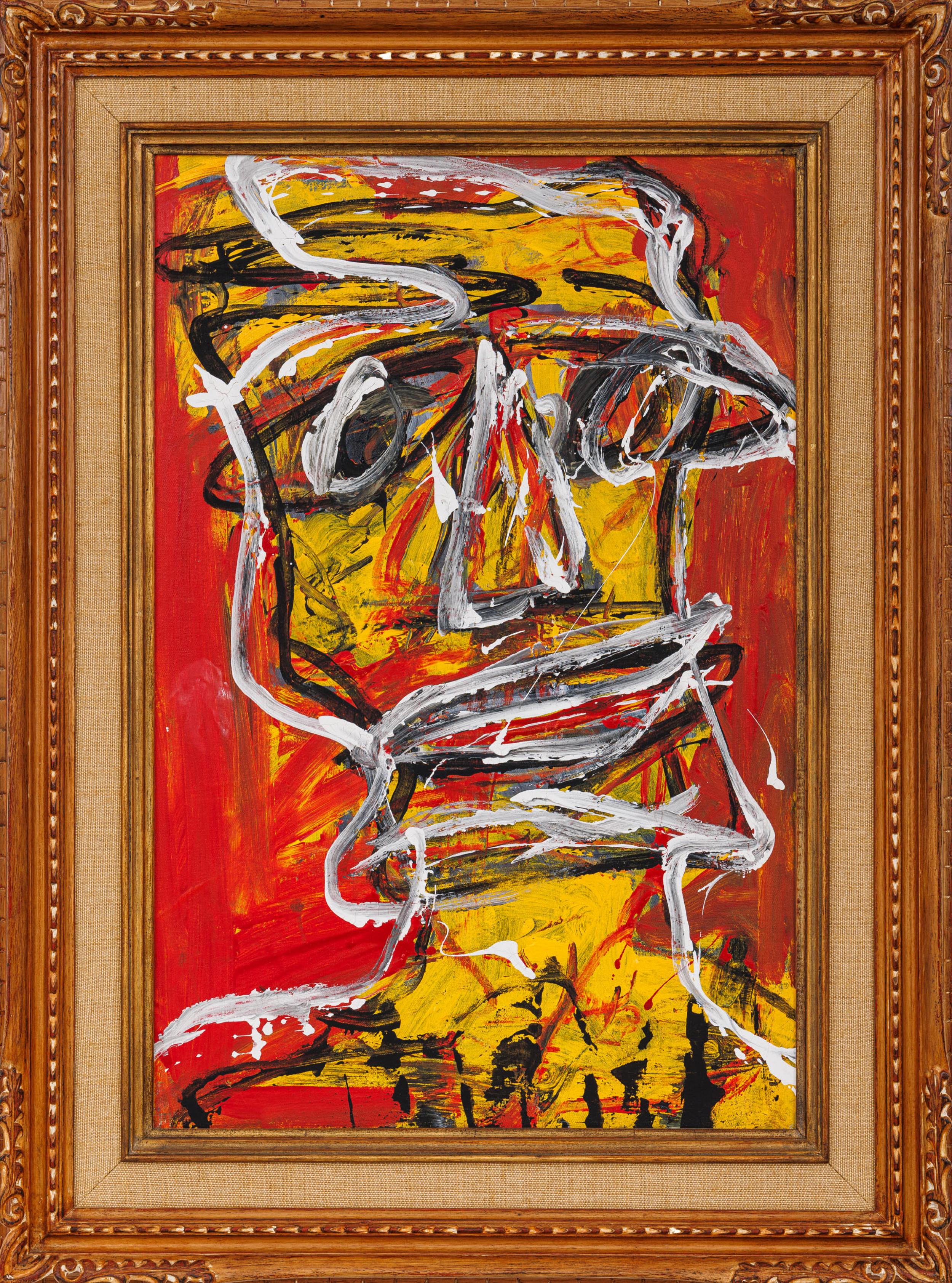Marcio Atherino - Face Circa, s.d., óleo sobre tela, 90 x 60 cm