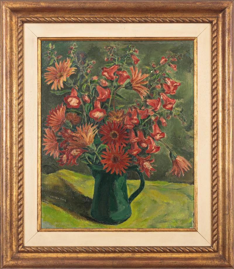 Toledo Piza - Vaso de flores óleo sobre tela 55 x 45 cm
