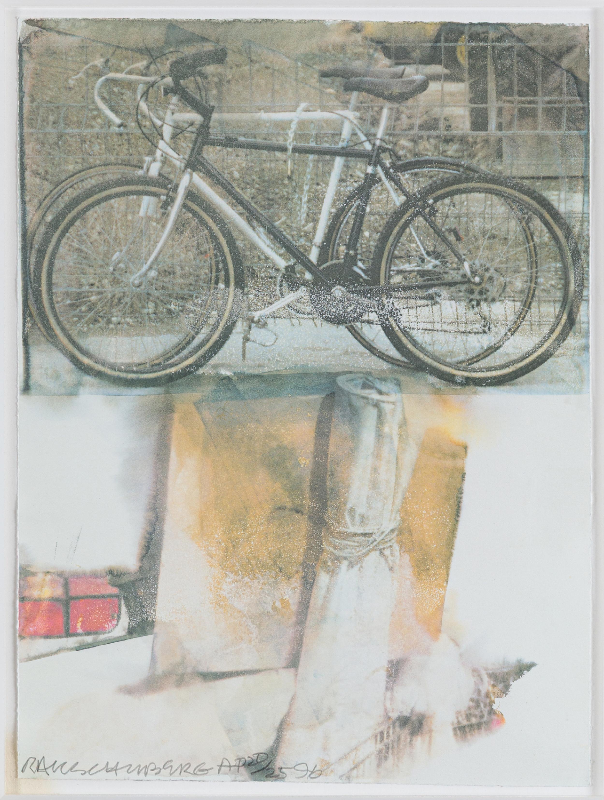 Robert Rauschenberg - Sem título, 1996, P.A. 20/25, litogravura sobre papel, 50 x 38 cm