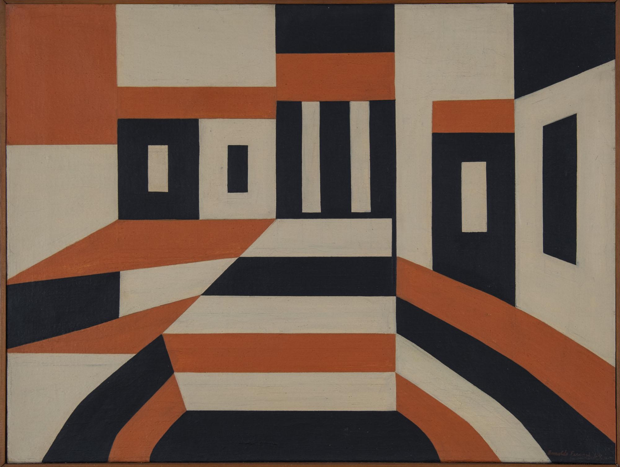 Arnaldo Ferrari - Sem título, 1964, óleo sobre tela, 61 x 77,5 cm