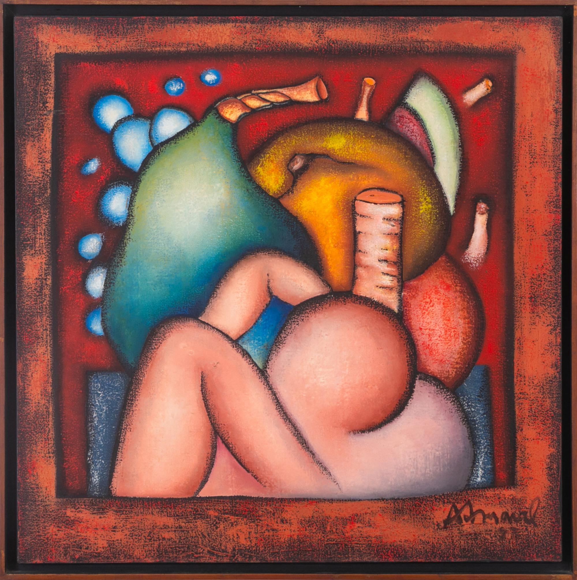 Antonio Henrique Amaral - Sem título, 1998, óleo sobre tela, 76 x 76 cm