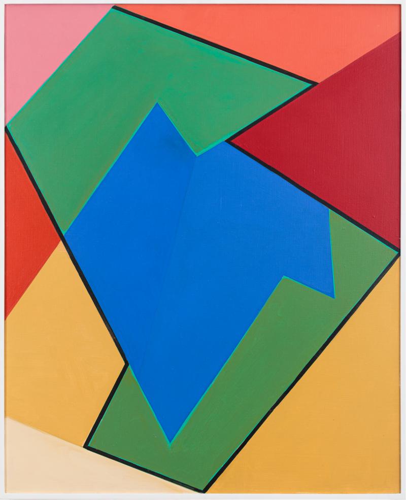 Cícero Dias - Composition III 1970 óleo sobre tela 100 x 81 cm