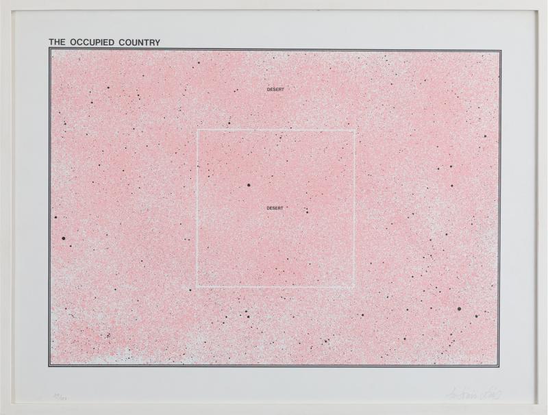 Antonio Dias - The Occupied Country s.d. 39/100 serigrafia sobre papel 50 x 67 cm