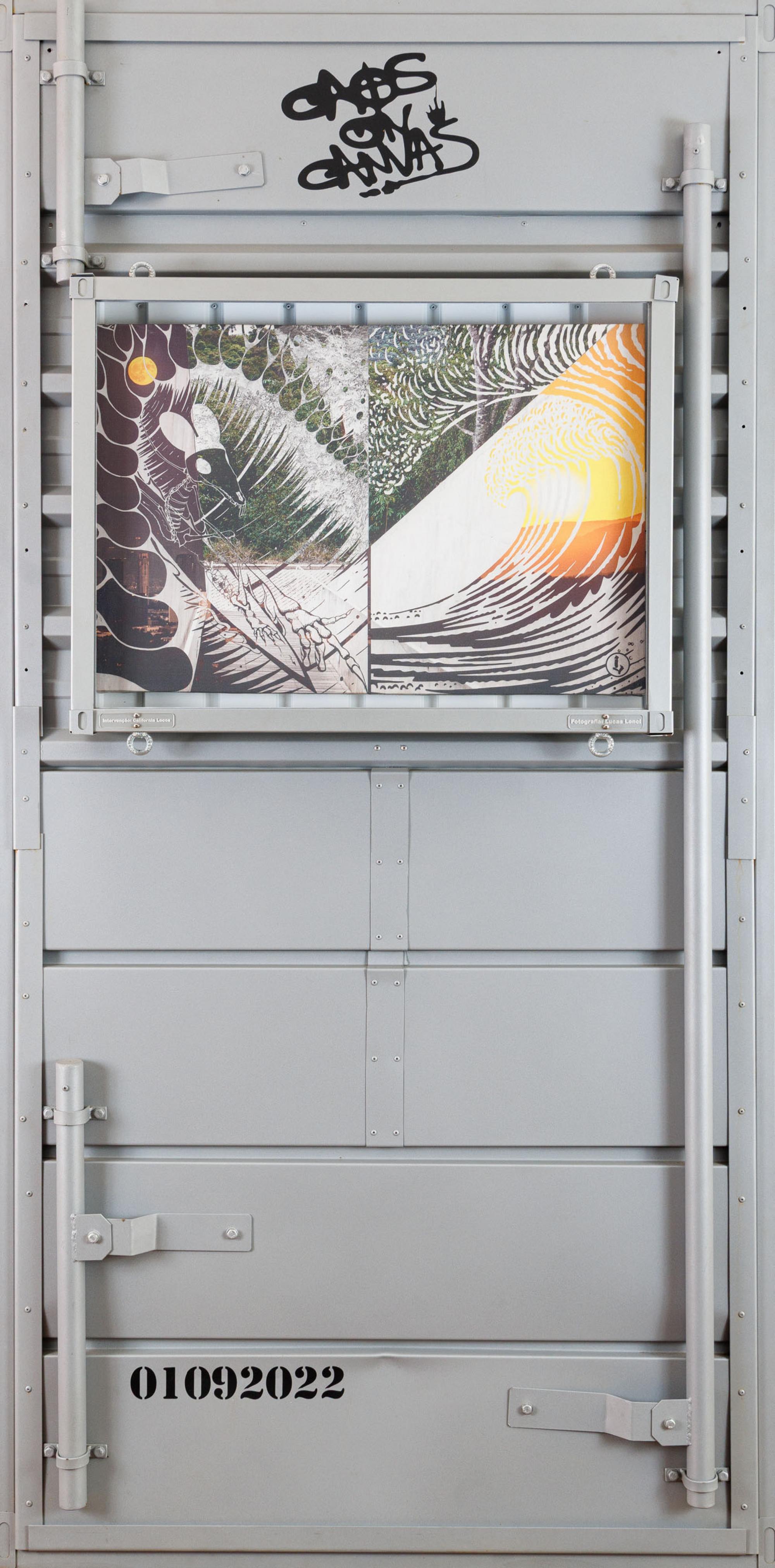 California Locos & Lucas Lenci - State of Balance, 2019, técnica mista, 220 x 110 x 15 cm