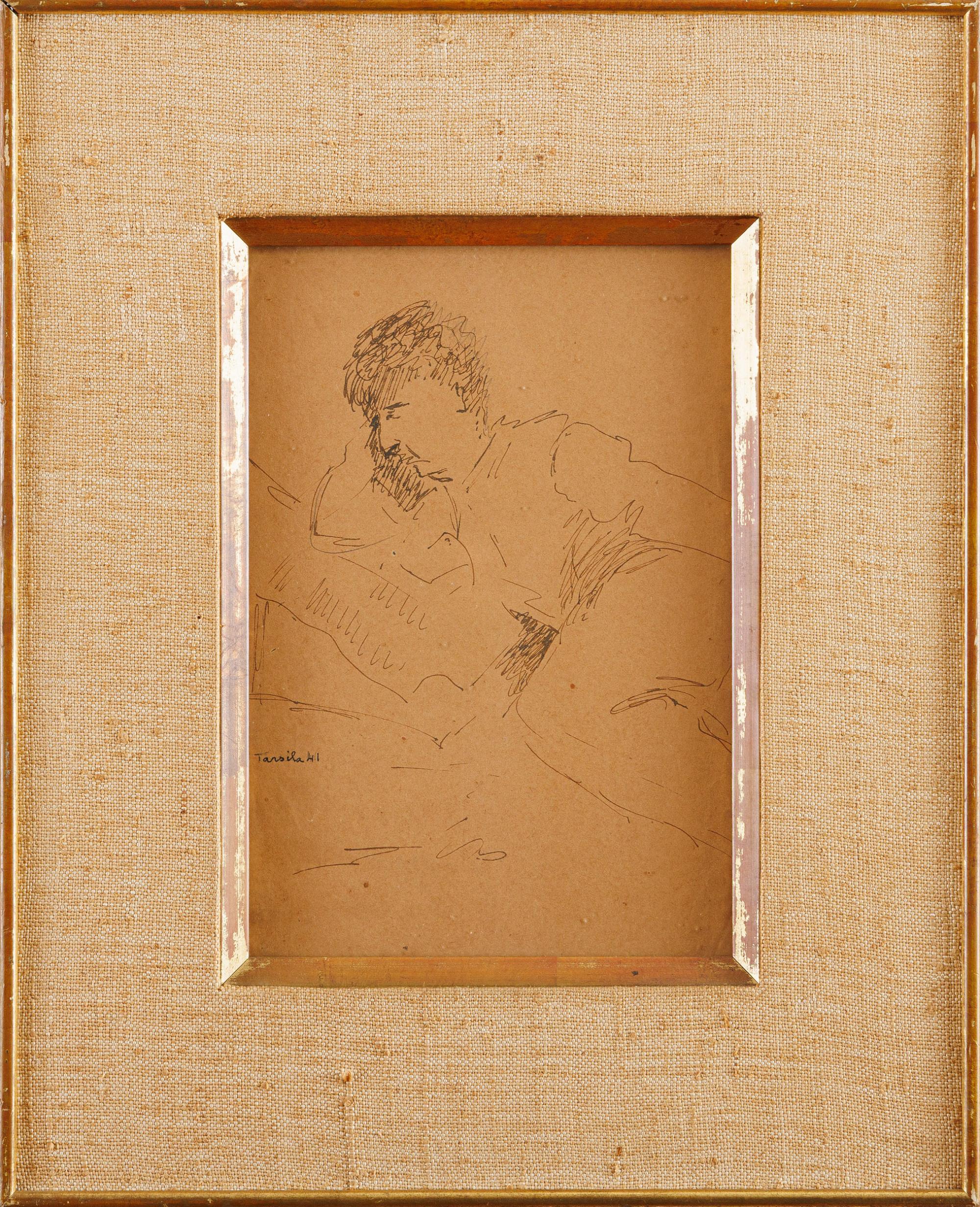 Tarsila do Amaral - Sem título, 1941, nanquim sobre papel, 30 x 20 cm