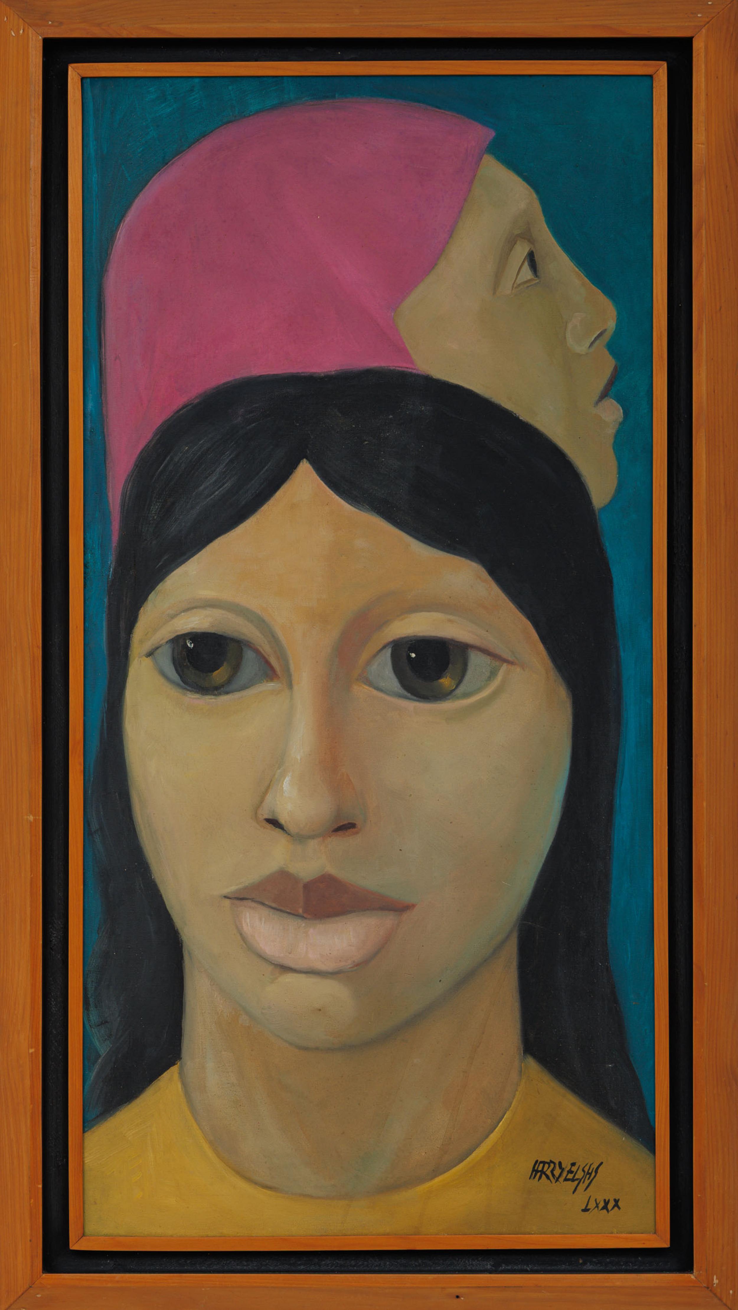Harry Elsas - Sem título, 1980, óleo sobre tela, 100 x 50 cm