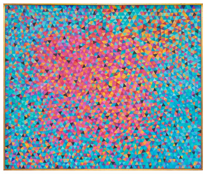 Marysia Portinari - Super Bright - Star Cluster , 2015, óleo sobre tela, 100 x 120 cm