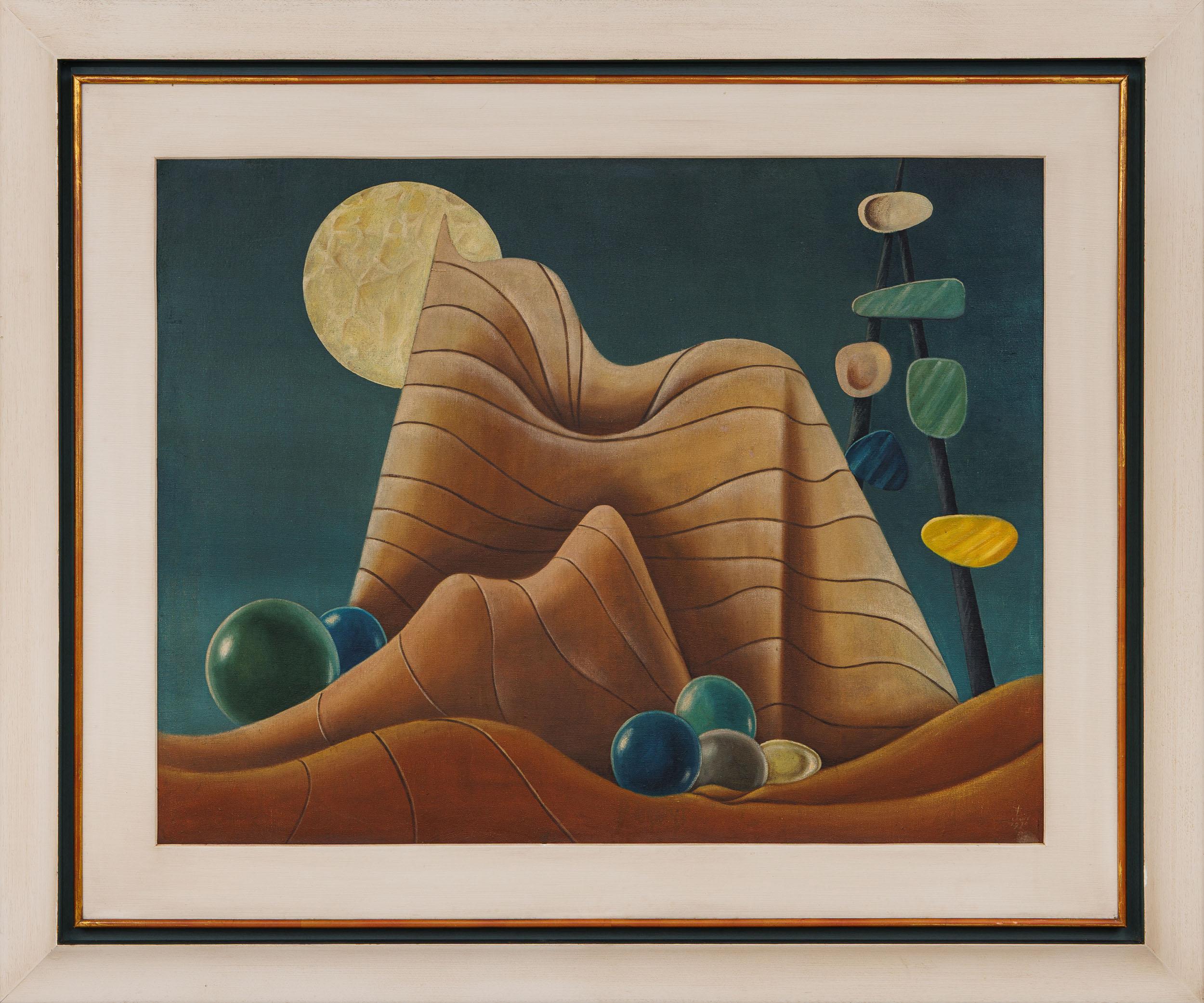 Walter Lewy - Sem título, 1970, óleo sobre tela, 71 x 90 cm