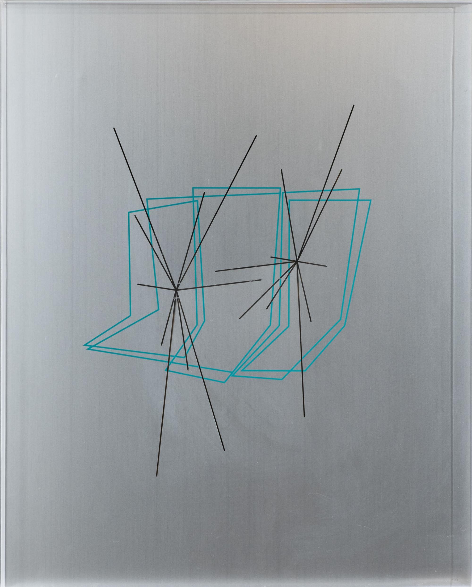 Waltércio Caldas - Sem título, 2006, 10/12, chapa de aço e serigrafia, 62 x 40 cm