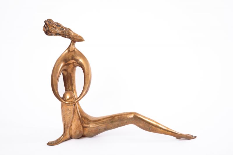 Abelardo Da Hora - Copacabana, déc. 70, 1/2, bronze, 49 x 64 x 19 cm