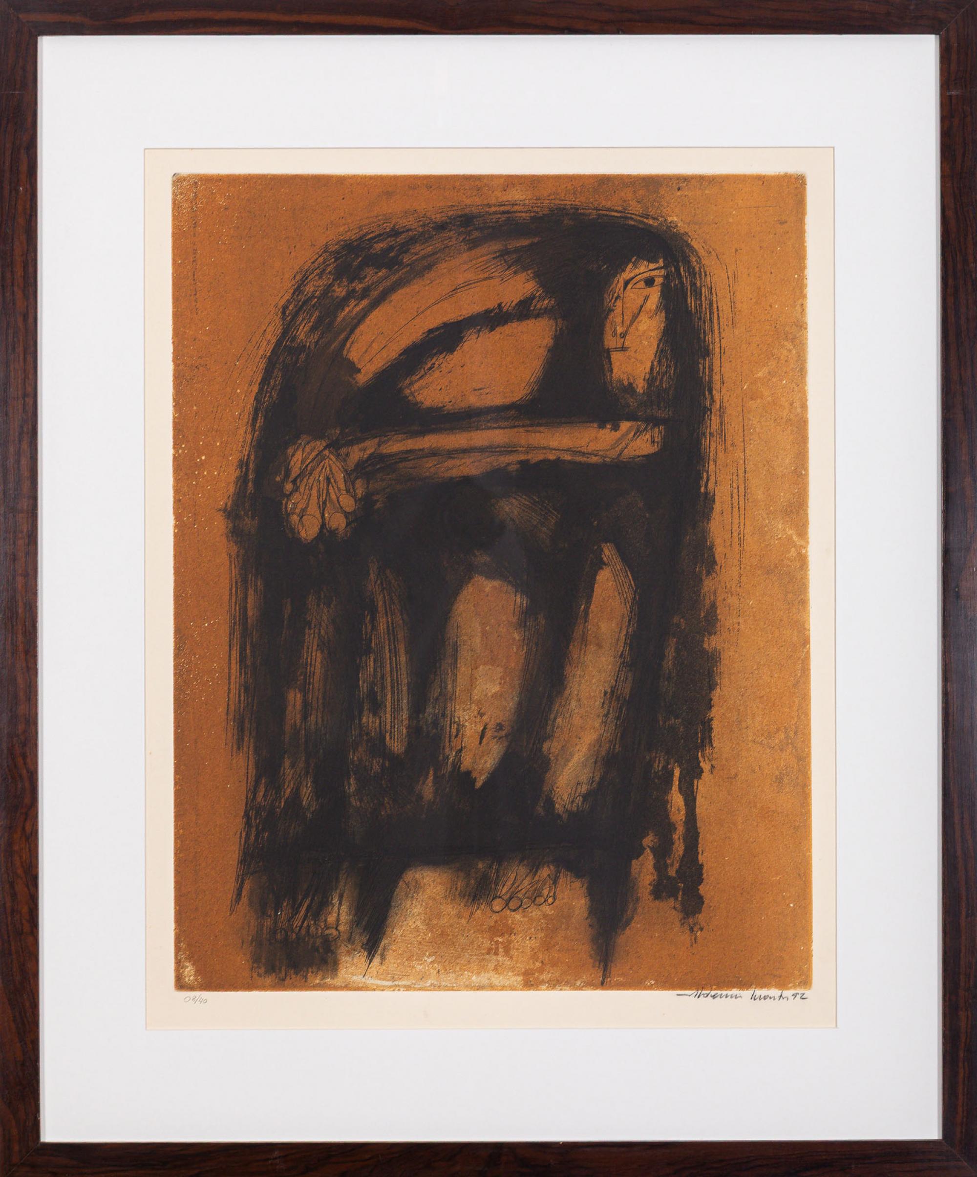 Aldemir Martins - Sem título, 1992, 08/40, gravura em metal sobre papel, 64 x 50 cm