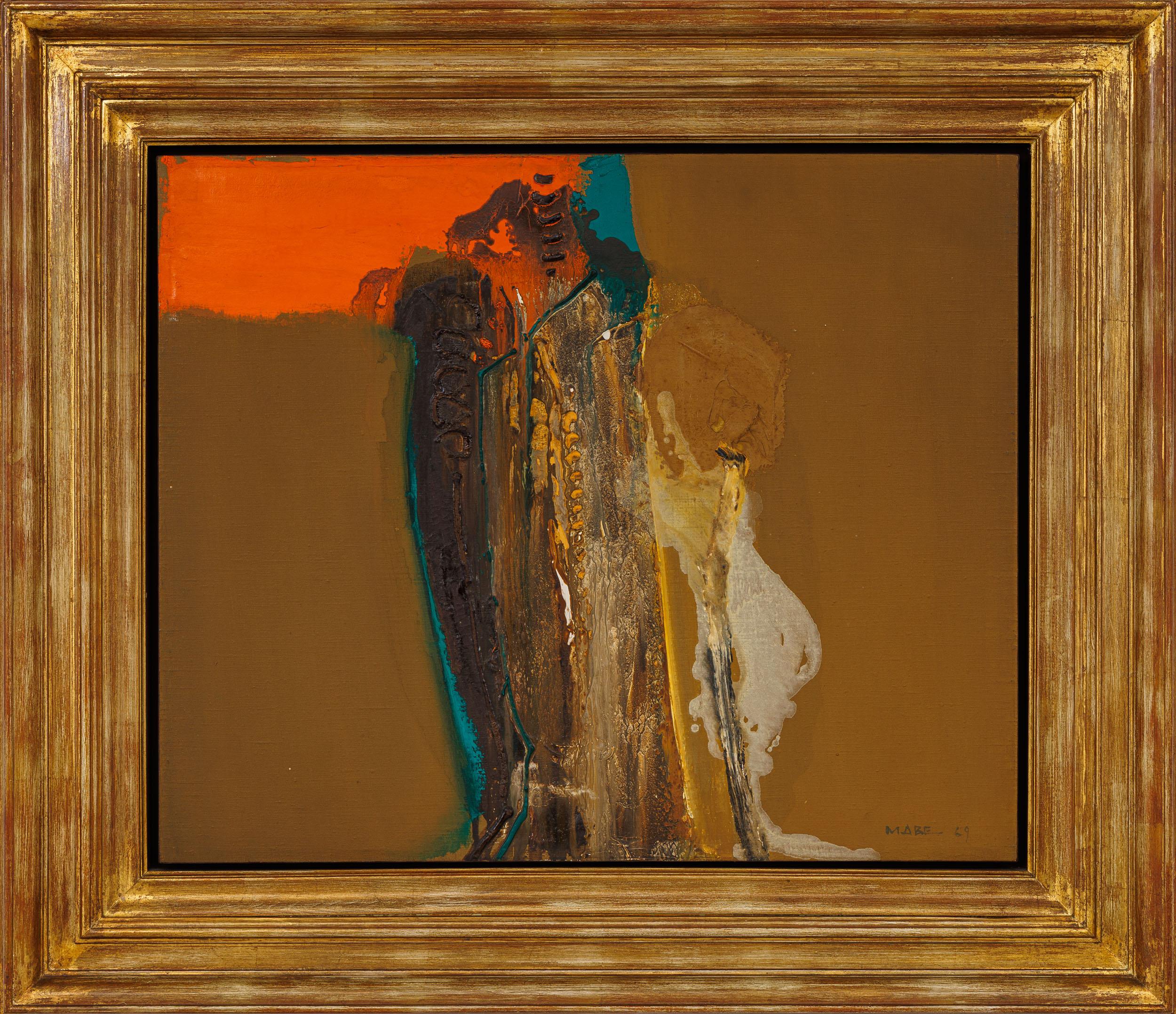 Manabu Mabe - Sem título, 1969, óleo sobre tela, 60 x 73 cm