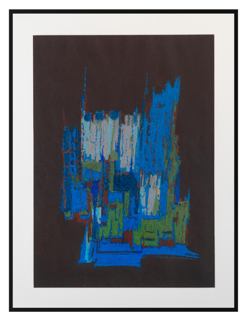 Maria Leontina - Sem título, 1961, pastel sobre papel, 66,5 x 48 cm